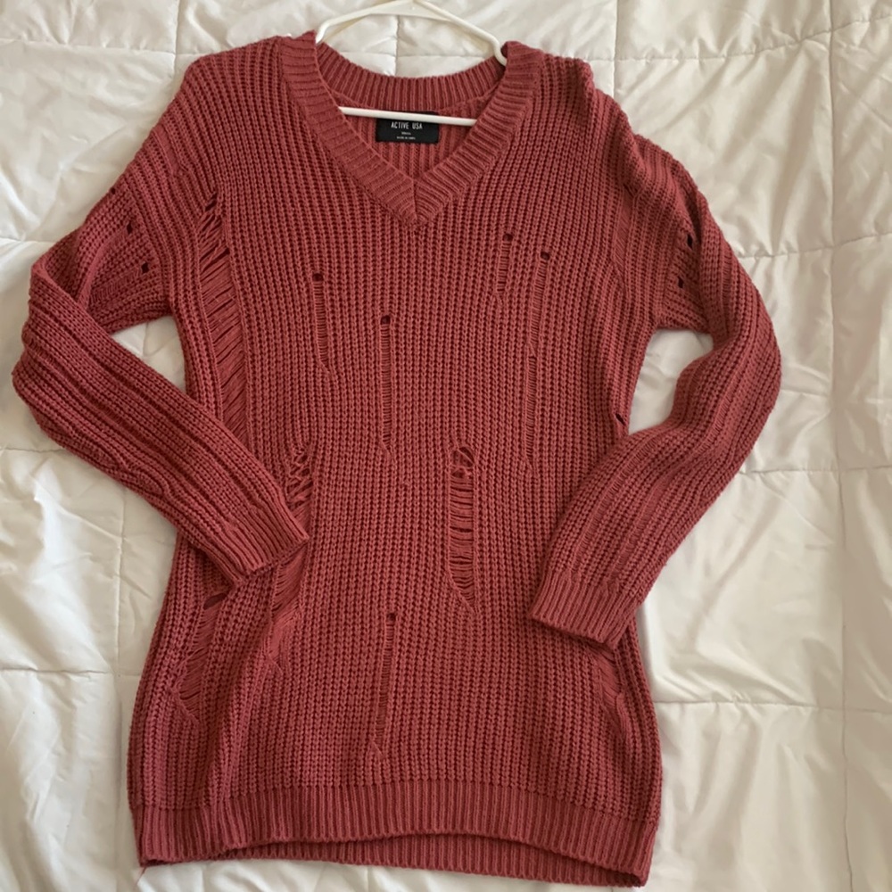 Distressed Sweater